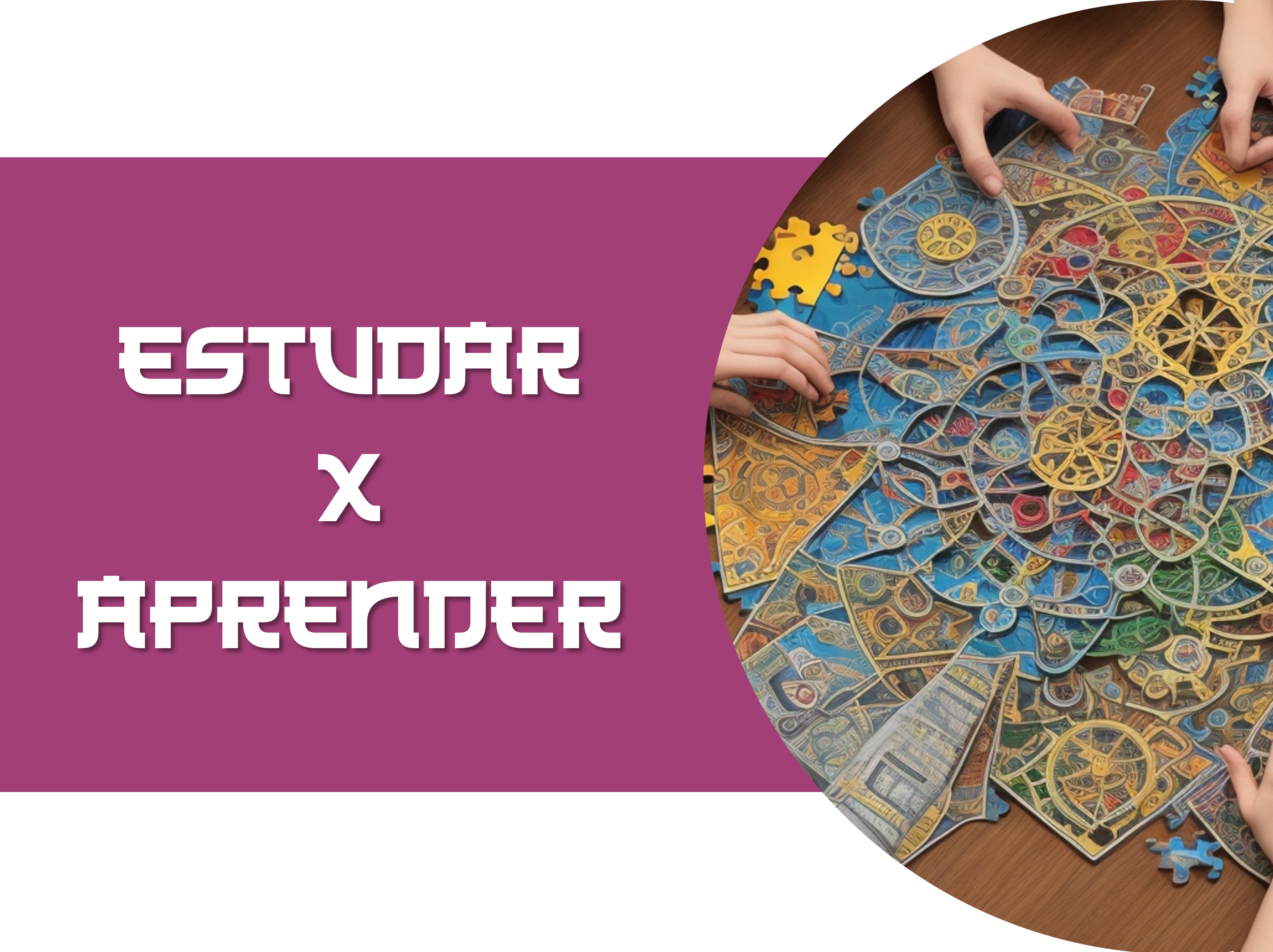 estudar x aprender