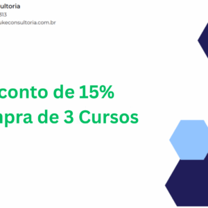 3 Cursos com 15% off